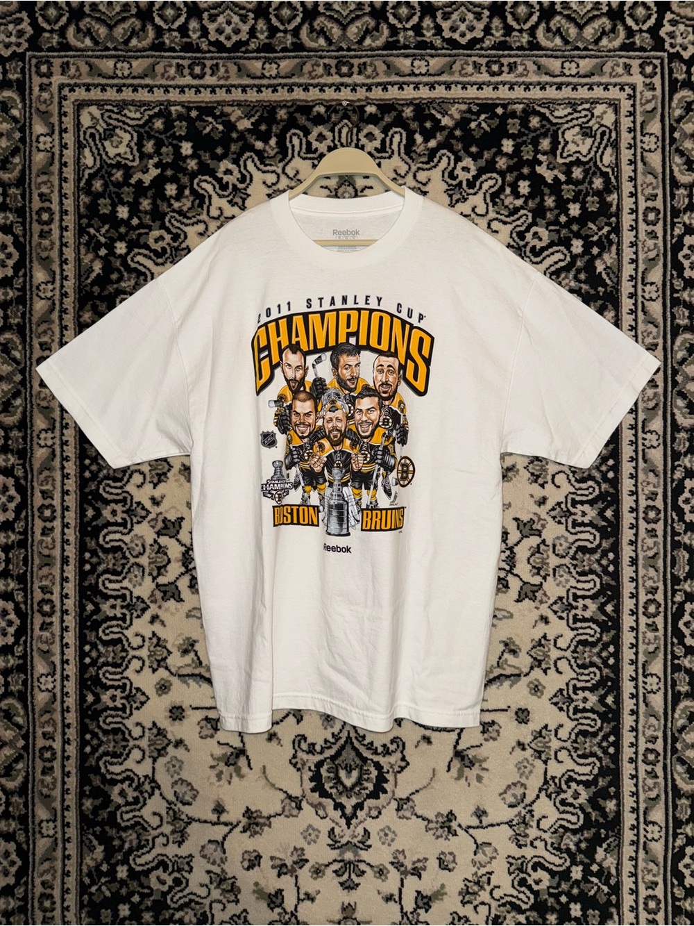 2011 Stanley Cup Champions Boston Bruins Reebok t shirt